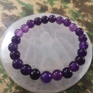 Bracciale in Ametista Naturale - Esemplare Unico